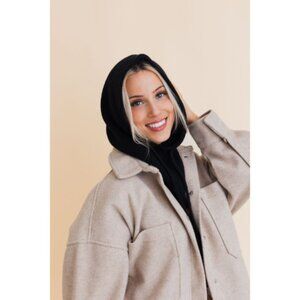 Balaclava Headwarmer w/ Drawstring Black